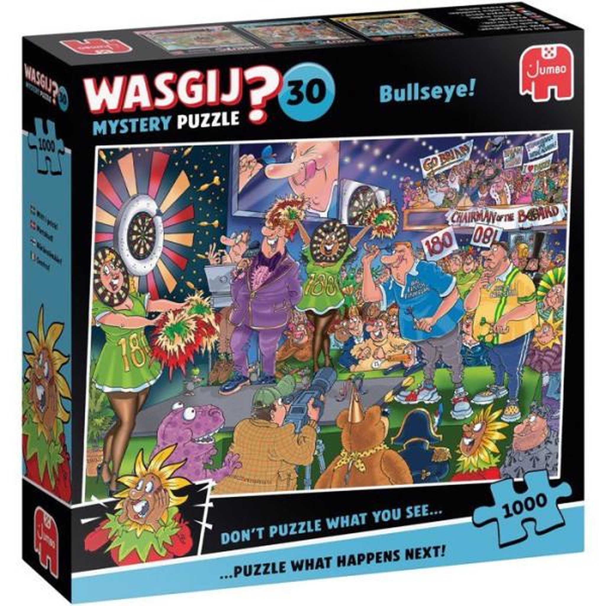 Jumbo Puzzle - jumbo - wasgij mystery 30 - en plein dans le mille ! - 1000 pièces - dès 12 ans