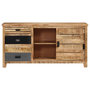 Voir la diapositive 3 : VIDAXL Buffet Bois de manguier solide 160x40x80 cm