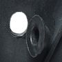 Voir la diapositive 3 : JARDIDECO Lot de 3 cache-pots en polyrotin anthracite rond - Jardideco