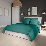 DODO Housse de couette Influence Percale Forêt. Coloris disponibles : Vert