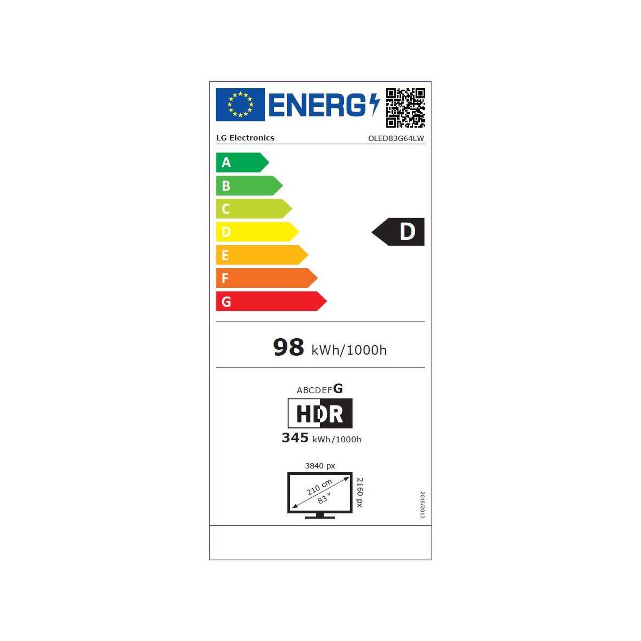 Voir la diapositive 6 : LG Tv oled 83g6 (2026) 83  (210 cm)