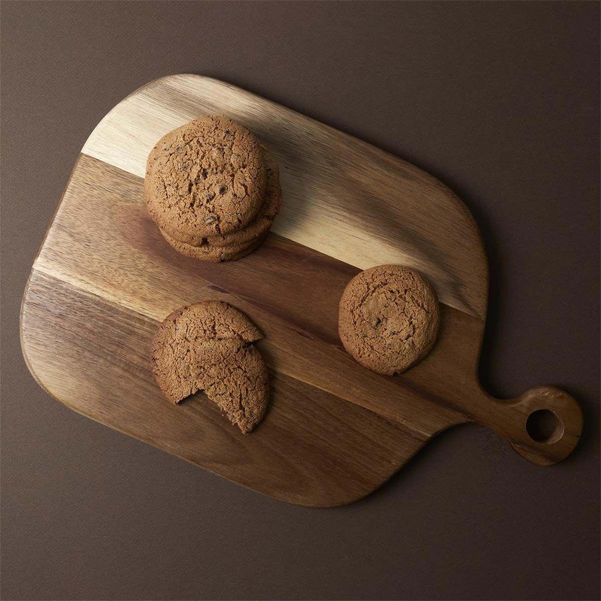 Voir la diapositive 4 : The Home Deco Factory Planche de Présentation  Acacia  45cm Marron