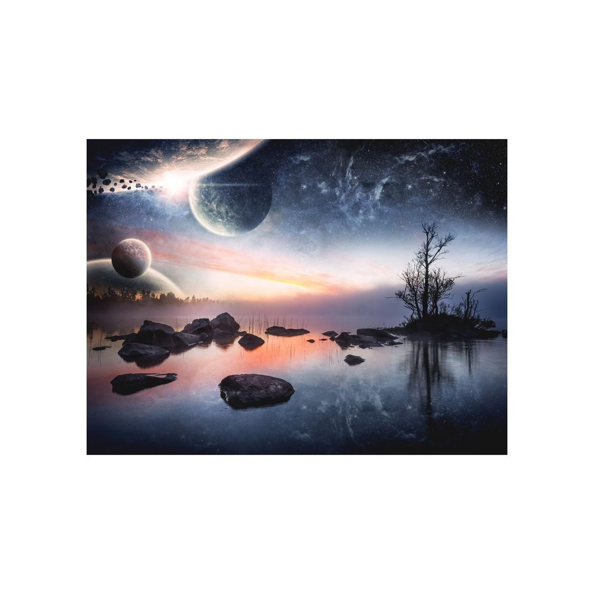 Voir la diapositive 2 : Paris Prix Papier peint  cosmic landscape