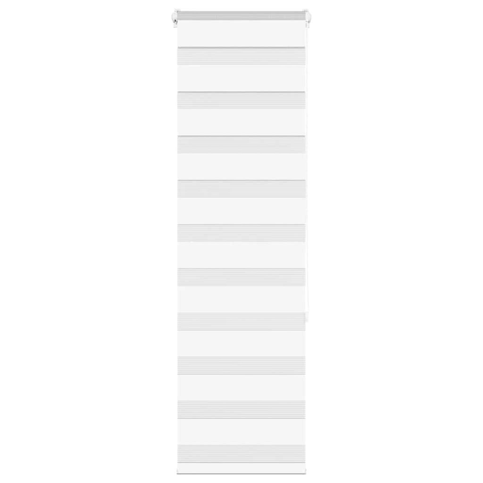 VIDAXL Store zebre blanc 45x150 cm largeur du tissu 40,9 cm polyester