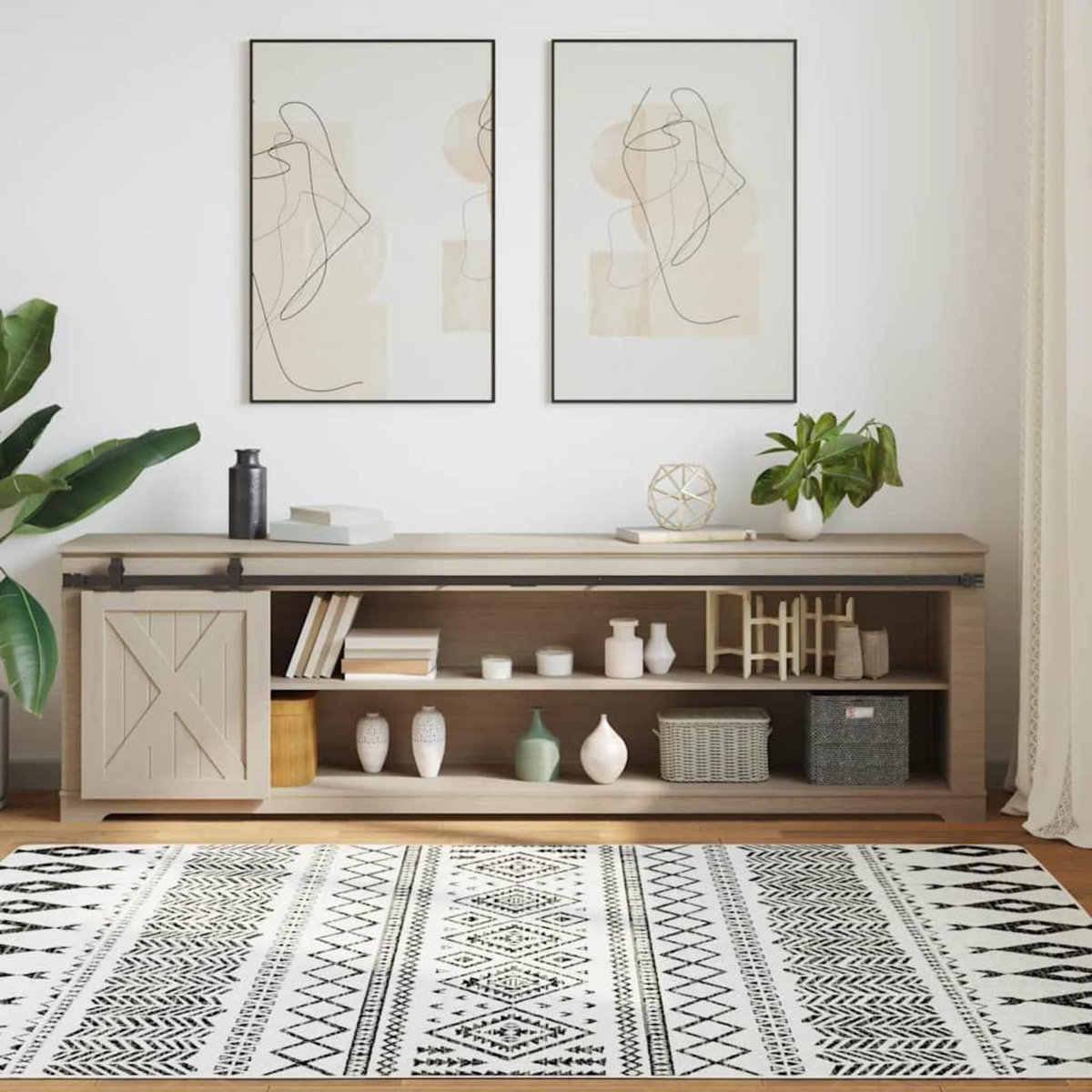 VIDAXL Kit de porte d'armoire coulissante 213 cm acier au carbone