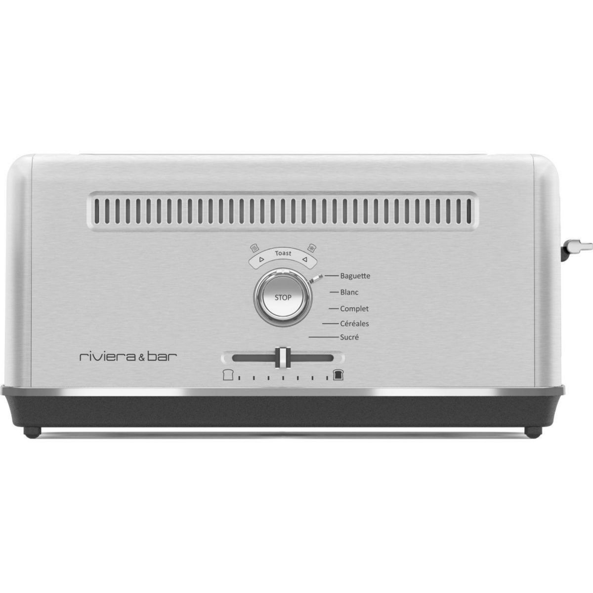 Riviera & Bar Grille-pain QGP660 Expert fente extra-longue