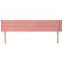 Voir la diapositive 3 : VIDAXL Tete de lit avec oreilles Rose 163x16x78/88 cm Velours