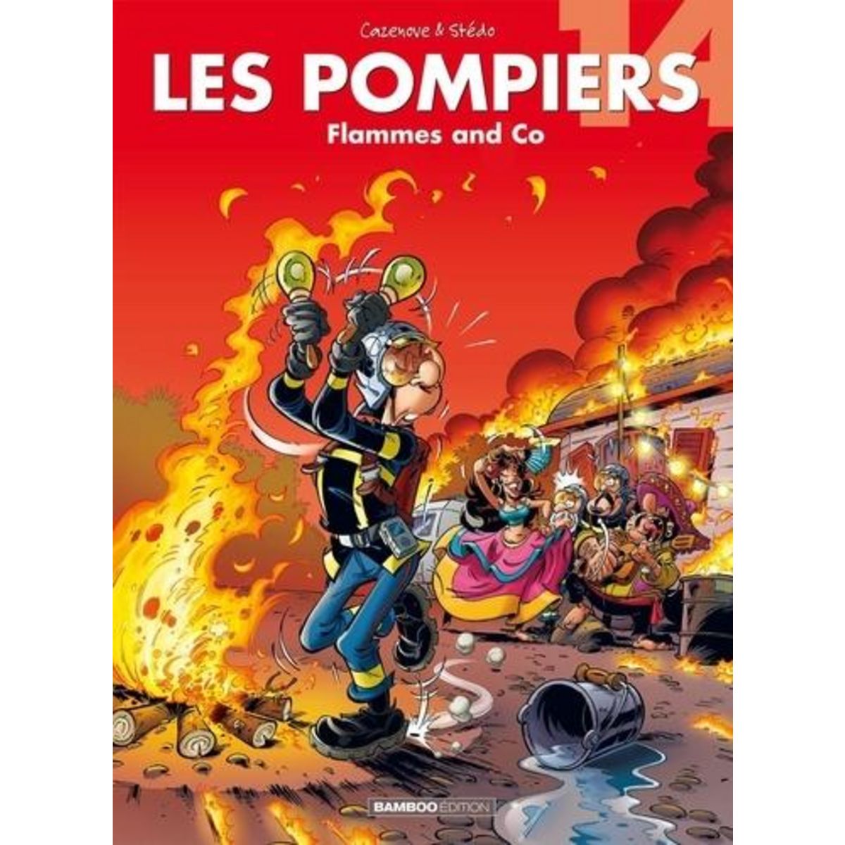 LES POMPIERS TOME 14 : FLAMMES AND CO, Cazenove Christophe