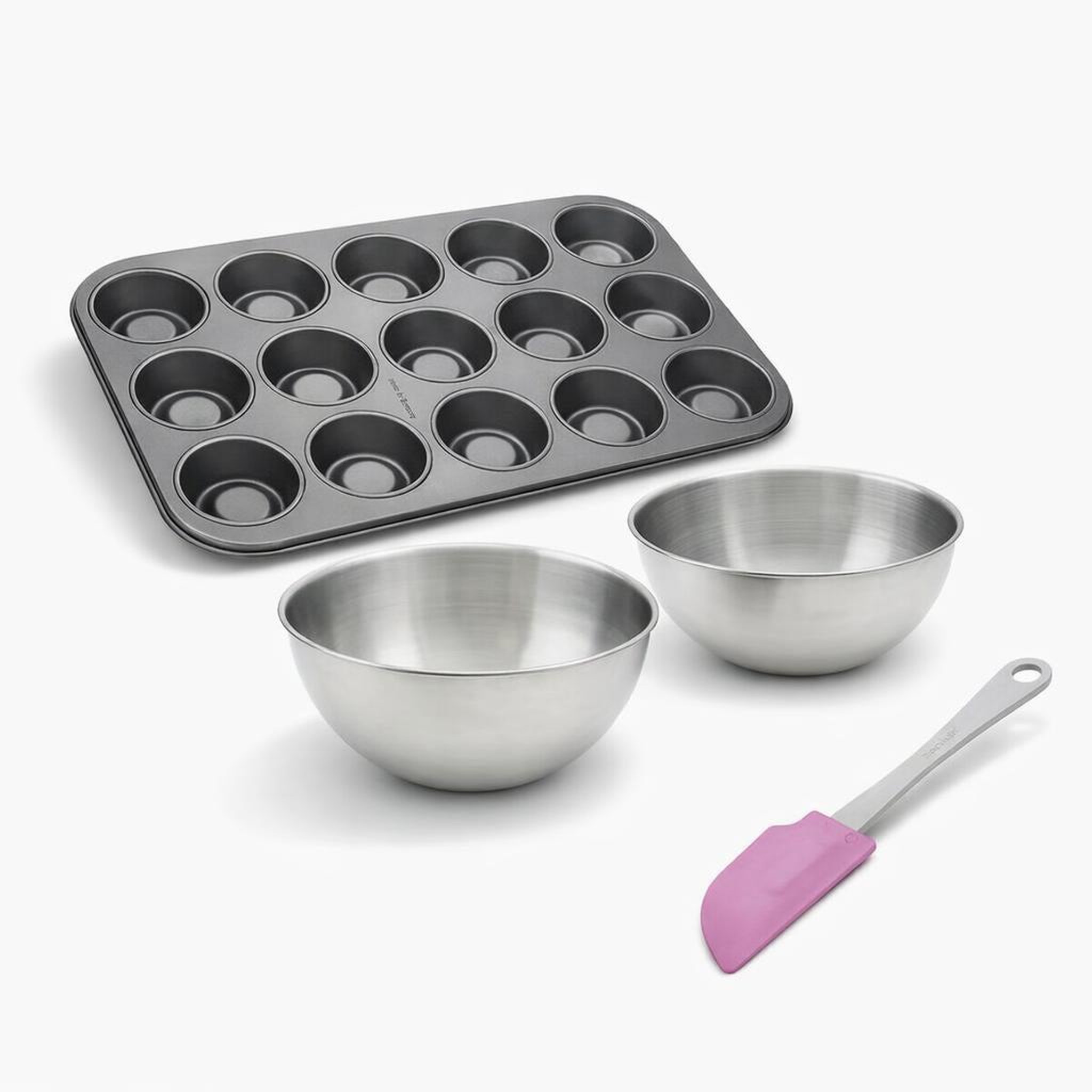 ZENKER Set de 4 ustensiles de pâtisserie moule à gâteaux bols et spatule spécial créative spécial créative zenker  spécial créative