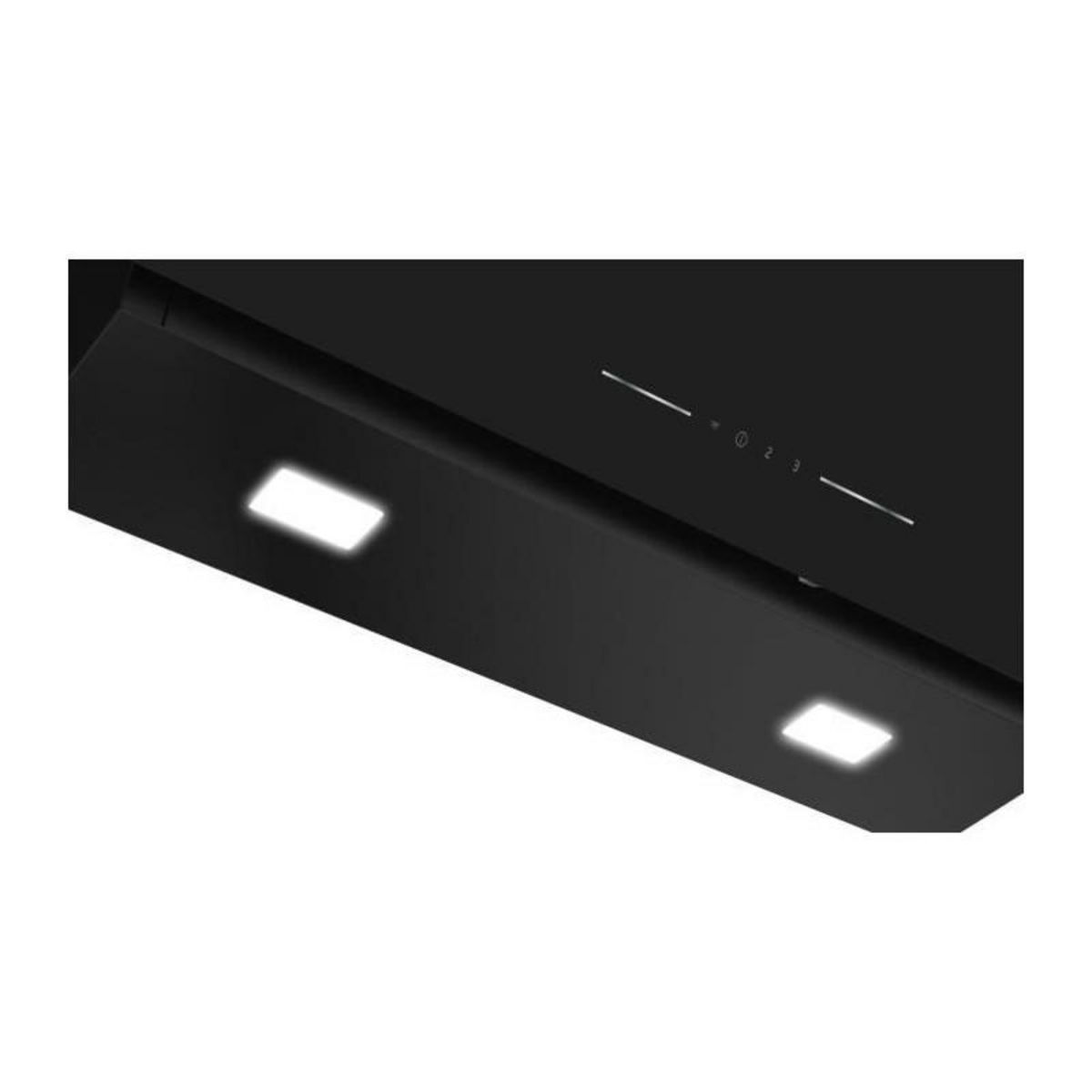 Beko Hotte décorative murale 90cm 60db 410m3/h noir - BHCA92442BBH