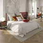 ATMOSPHERA Parure de lit en coton lavé Tuft - 240 x 220 cm - Ivoire