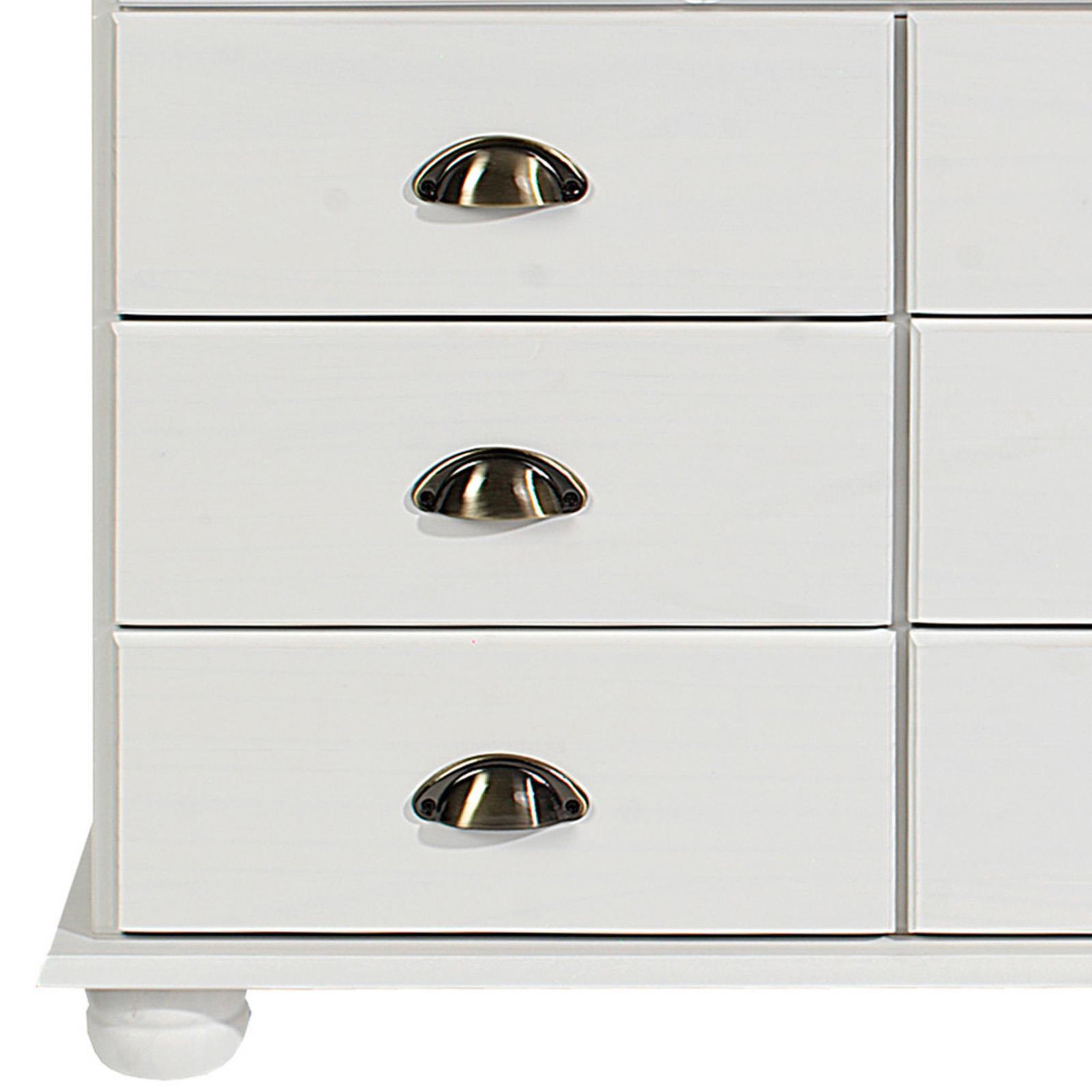 Voir la diapositive 6 : IDIMEX Commode apothicaire COLMAR en pin massif, 11 tiroirs