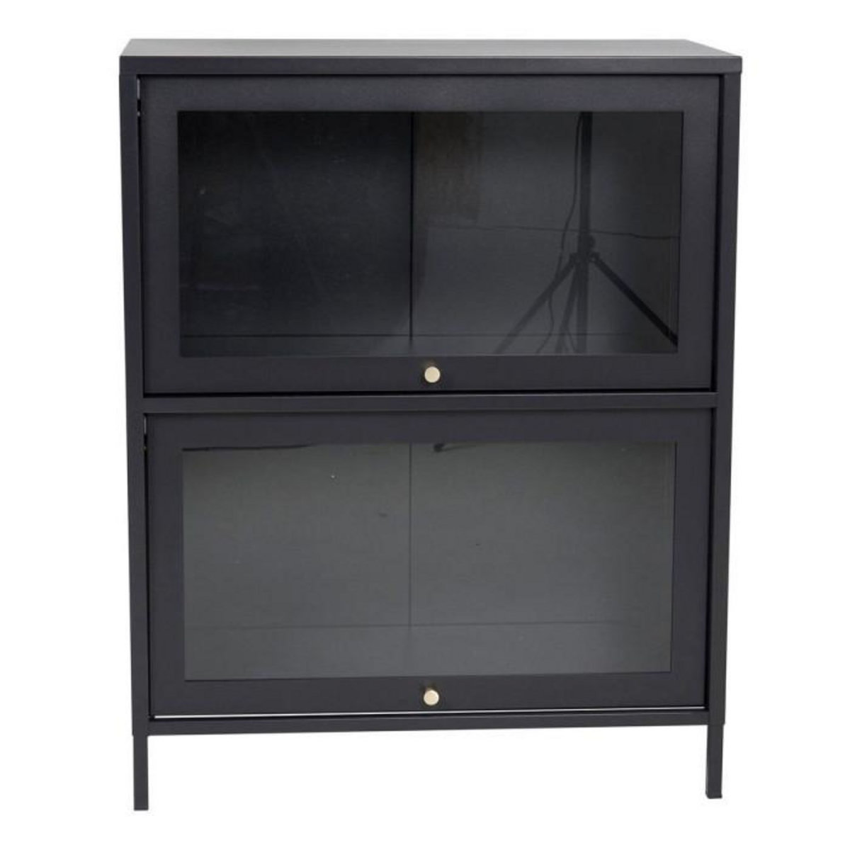 Paris Prix Vitrine 2 Portes  Bakal  100cm Noir