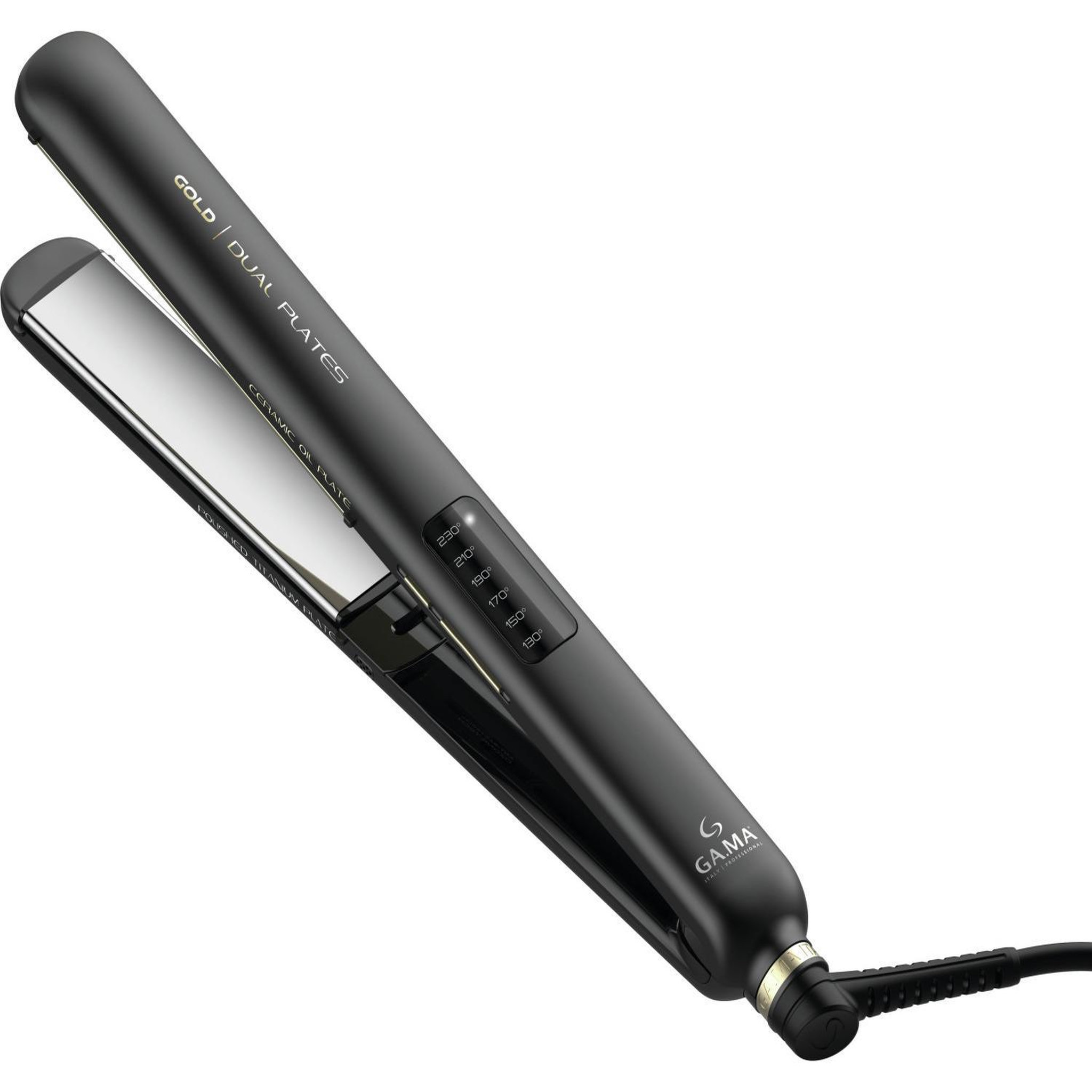 Gama Ga.ma gi2510 brosse soufflante et fer à lisser à chaleur noir 50 w 3 m