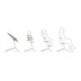 Voir la diapositive 3 : CYBEX CYBEX - Chaise Haute Evolutive et Réglable Lemo 2 - Sand White