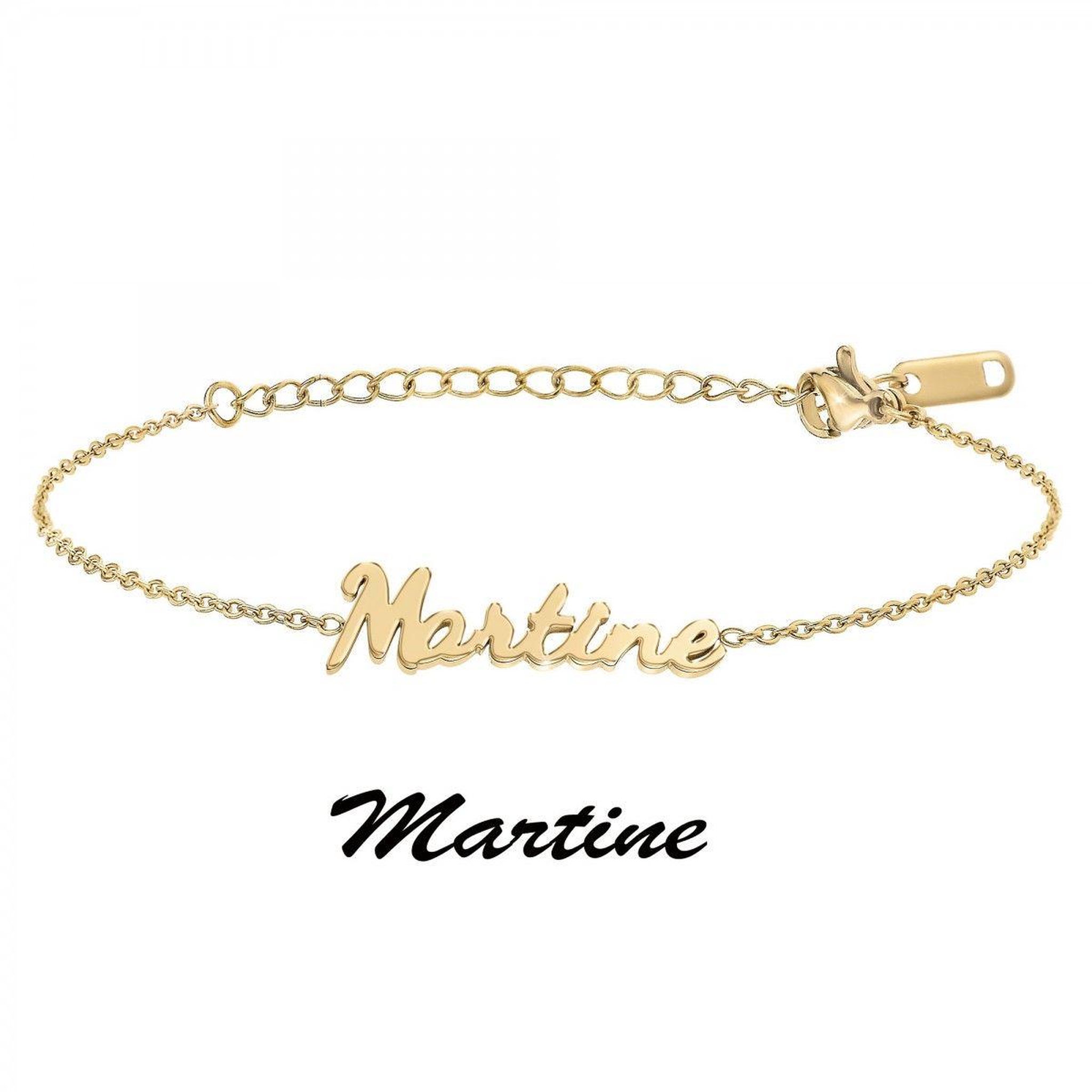 Voir la diapositive 3 : SC CRYSTAL Martine - Bracelet prénom