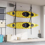 Voir la diapositive 3 : VIDAXL Sangles de rangement doubles kayak avec clips de pagaie 50 kg