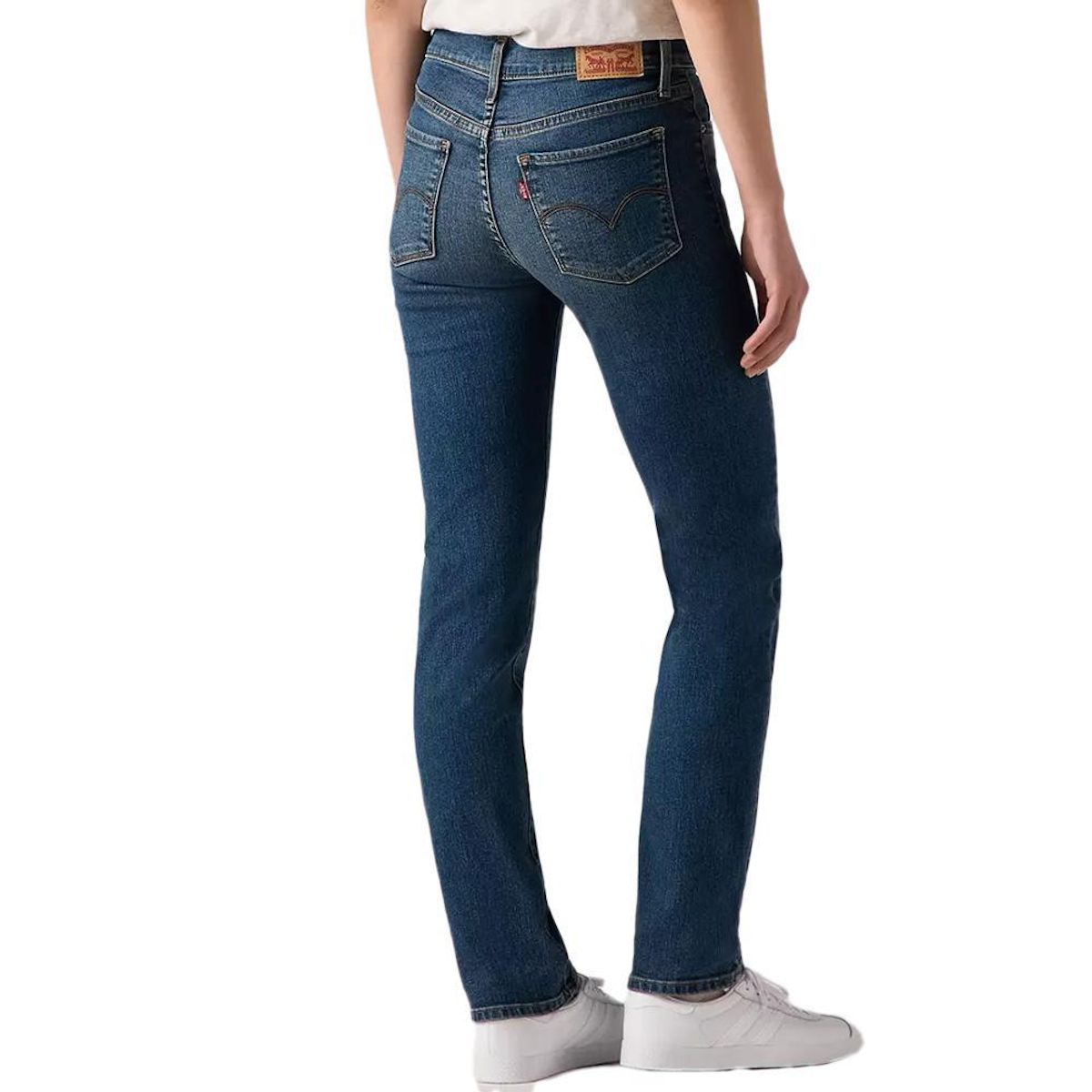 Levi's Jean 724  Moyen Femme Levi's Shaping Slim Med Indigo   W25
