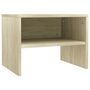 Voir la diapositive 2 : VIDAXL Table de chevet chene sonoma 40x30x30 cm Bois d'ingenierie