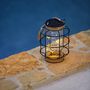 Voir la diapositive 2 : Lumisky Lanterne solaire décorative LIGHTHOUSE Bois Corde H20cm