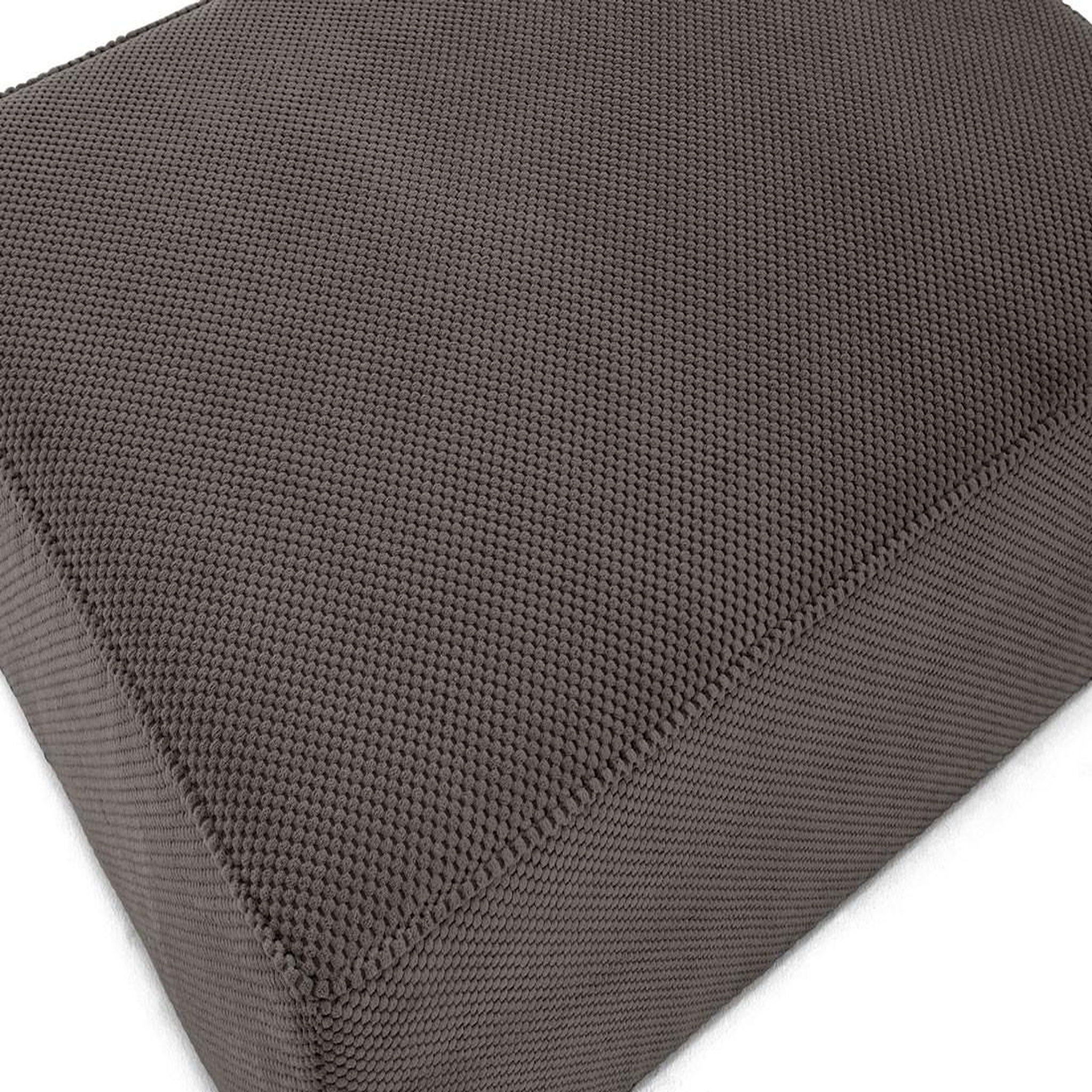 Voir la diapositive 5 : BEST MOBILIER Topaze - pouf - en velours texturé