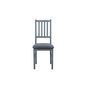 Voir la diapositive 3 : Lot de 2 chaises bois massif assise rembourée LUNA