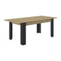 Voir la diapositive 5 : GAMI Table extensible - GAMI - TRUST - Chene / Noir - 8 personnes - 90 x 160 x 77 cm