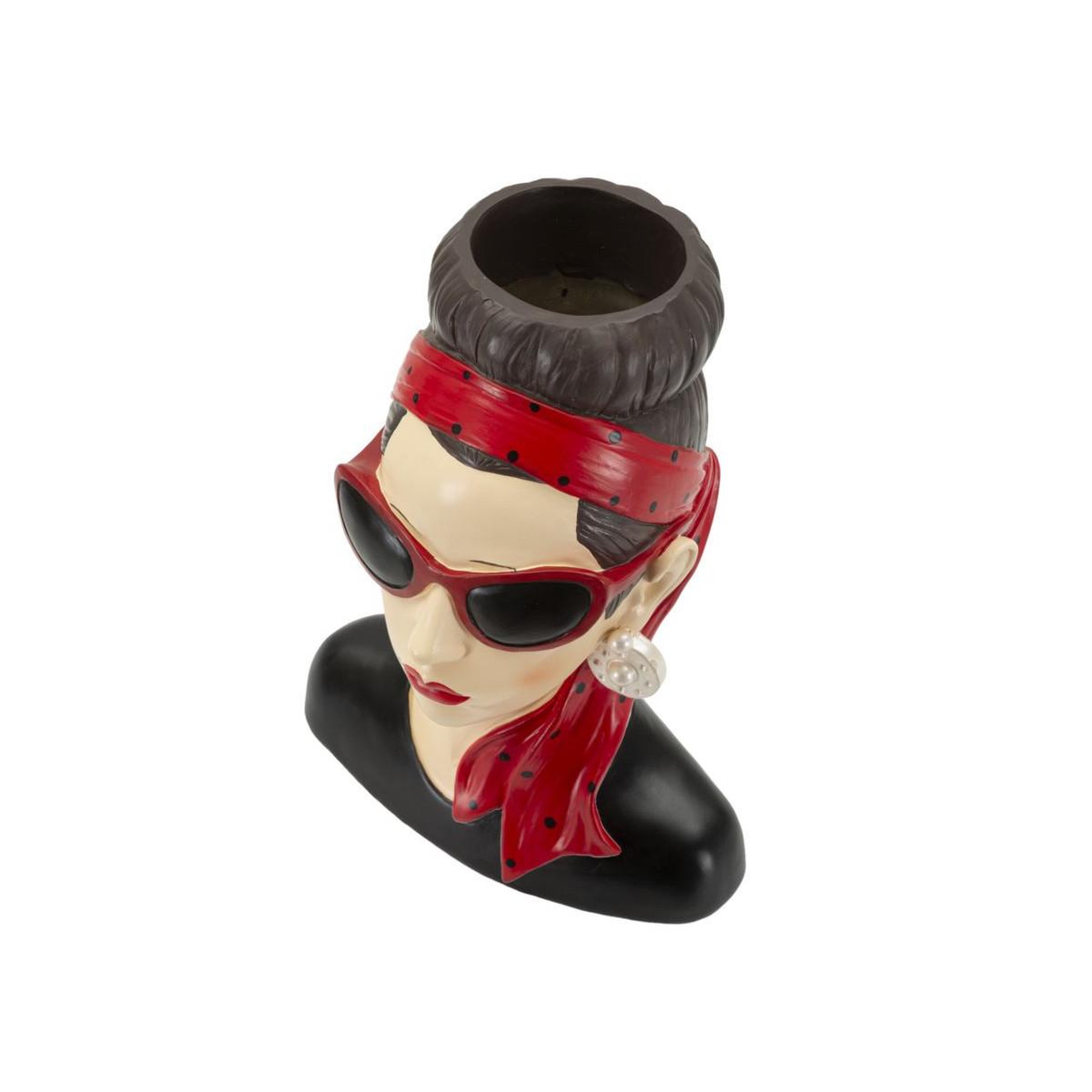 Voir la diapositive 3 : Paris Prix Vase déco femme  hollywood  27cm multicolore