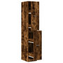 Voir la diapositive 2 : VIDAXL Armoire d'apothicaire chene fume 30x41x174,5 cm bois ingenierie