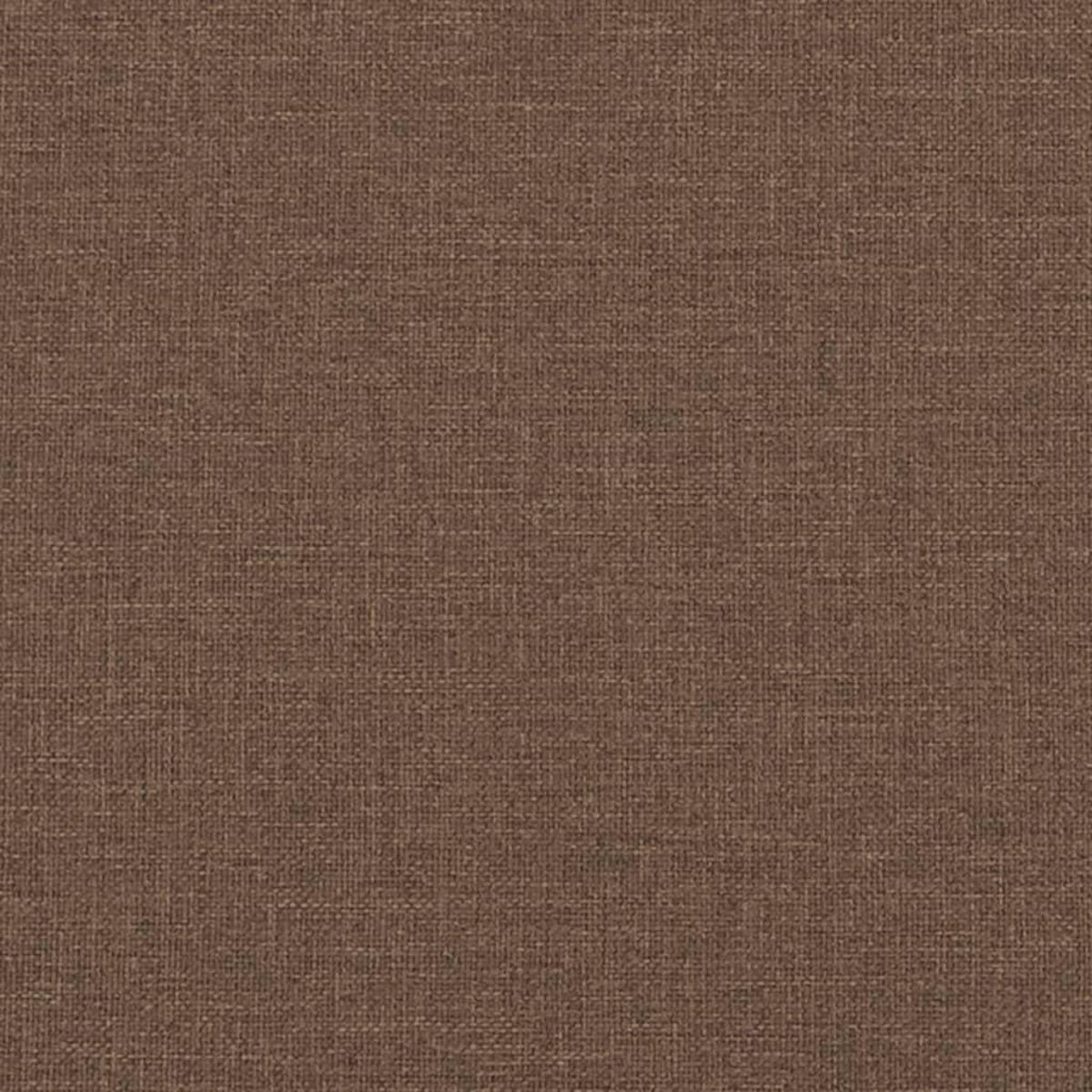 VIDAXL Ensemble de canapes 2 pcs avec coussins Marron Tissu
