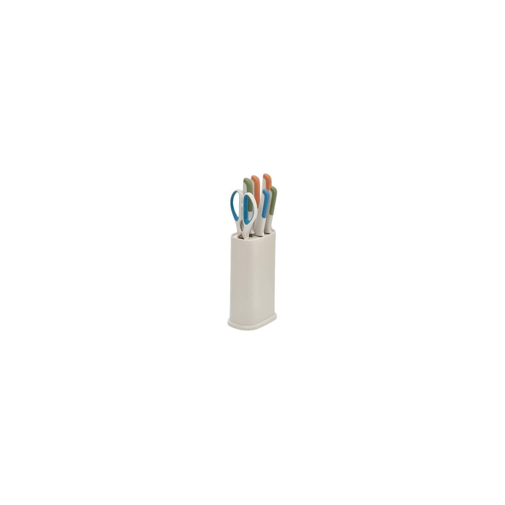 FIVE Bloc 5 couteaux & ciseaux  colors  33cm beige