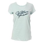 G-Star Raw T shirt  Femme G Star Raw Cursive. Coloris disponibles : Bleu