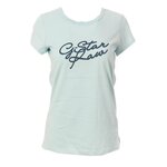 G-Star Raw T shirt  Femme G Star Raw Cursive. Coloris disponibles : Bleu
