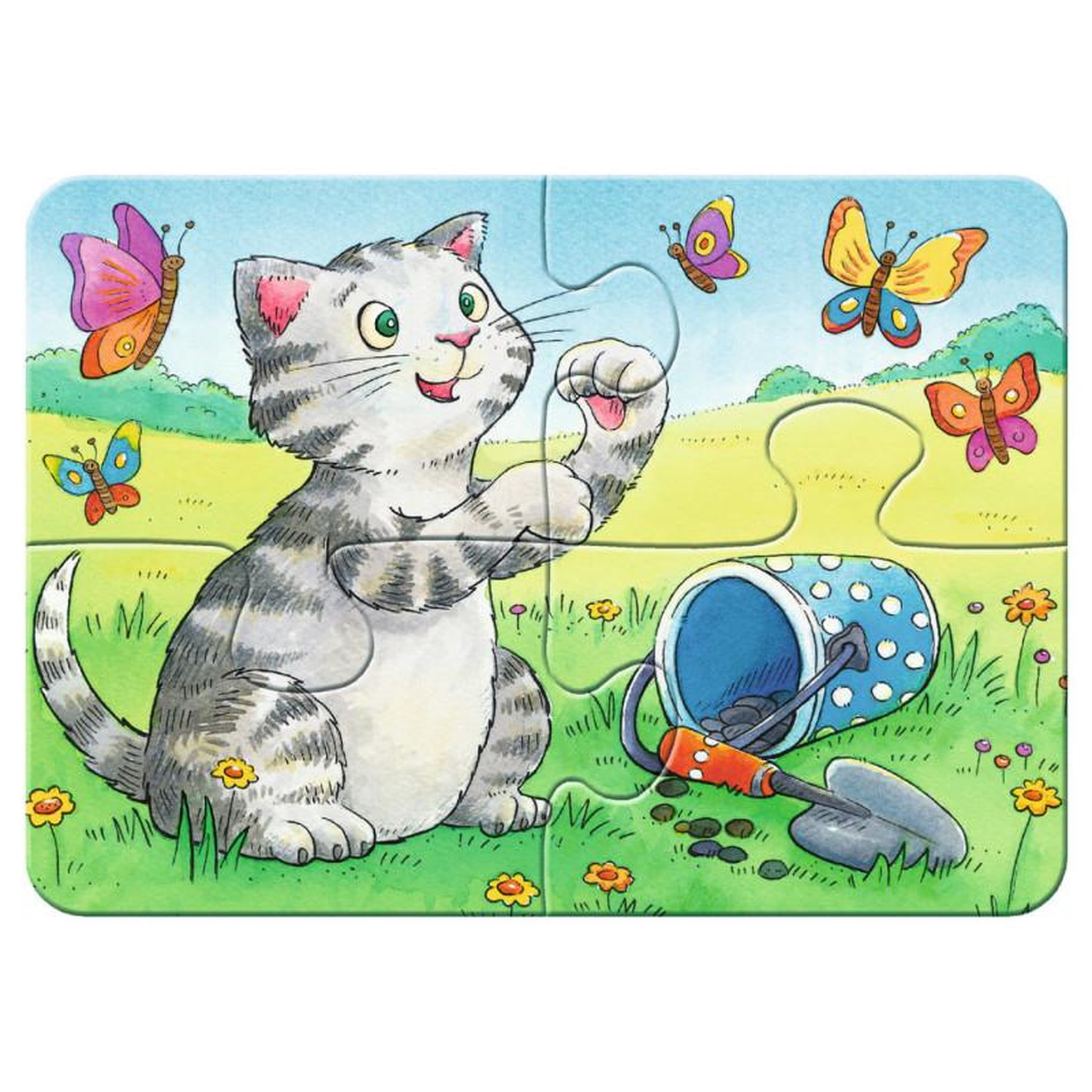 Voir la diapositive 3 : RAVENSBURGER RAVENSBURGER Cute pets puzzle, 4 in 1