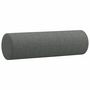Voir la diapositive 3 : VIDAXL Coussins decoratifs lot de 2 Gris fonce Ø15x50 cm Tissu