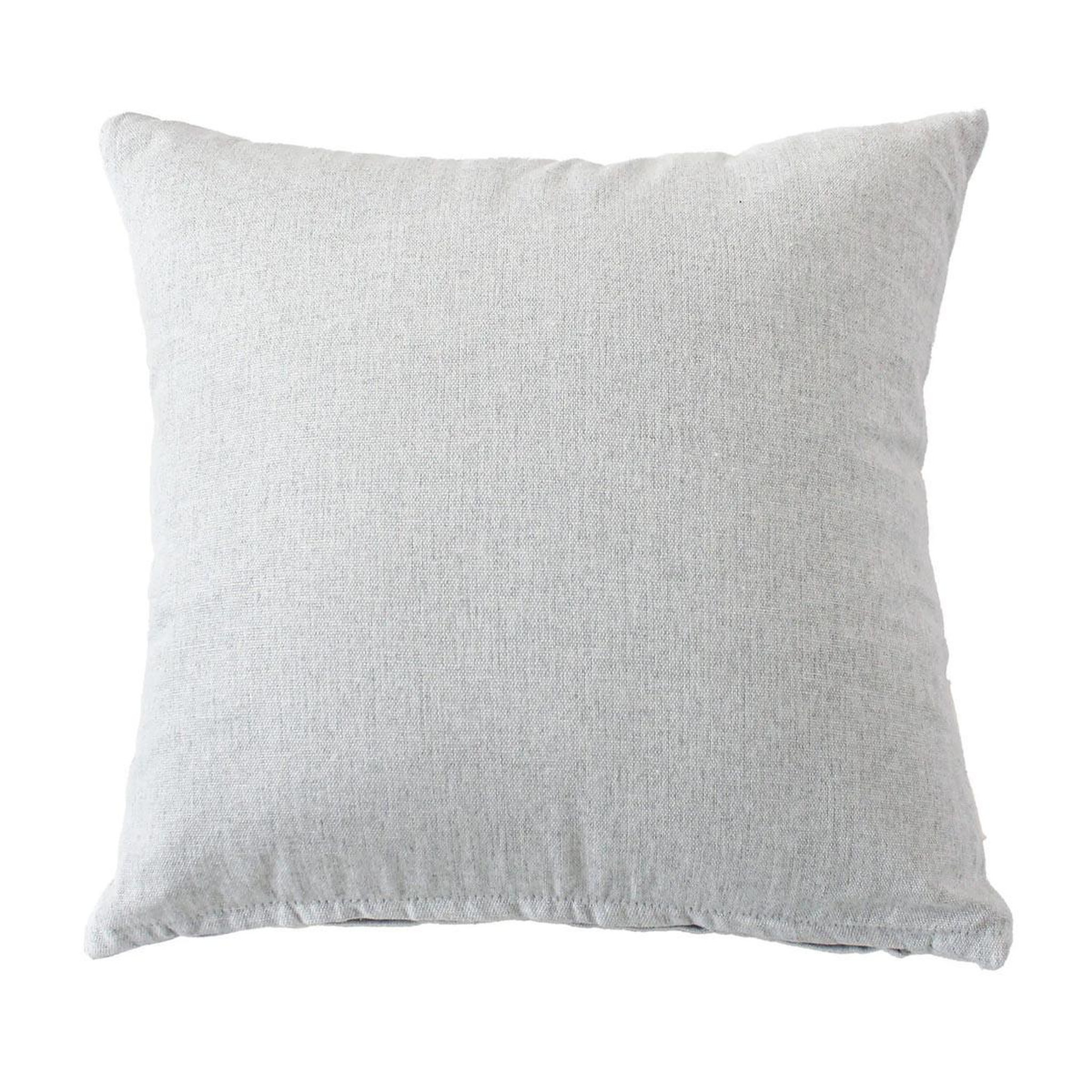 ENJOY HOME Coussin déco uni  cambria  40x40cm blanc gris