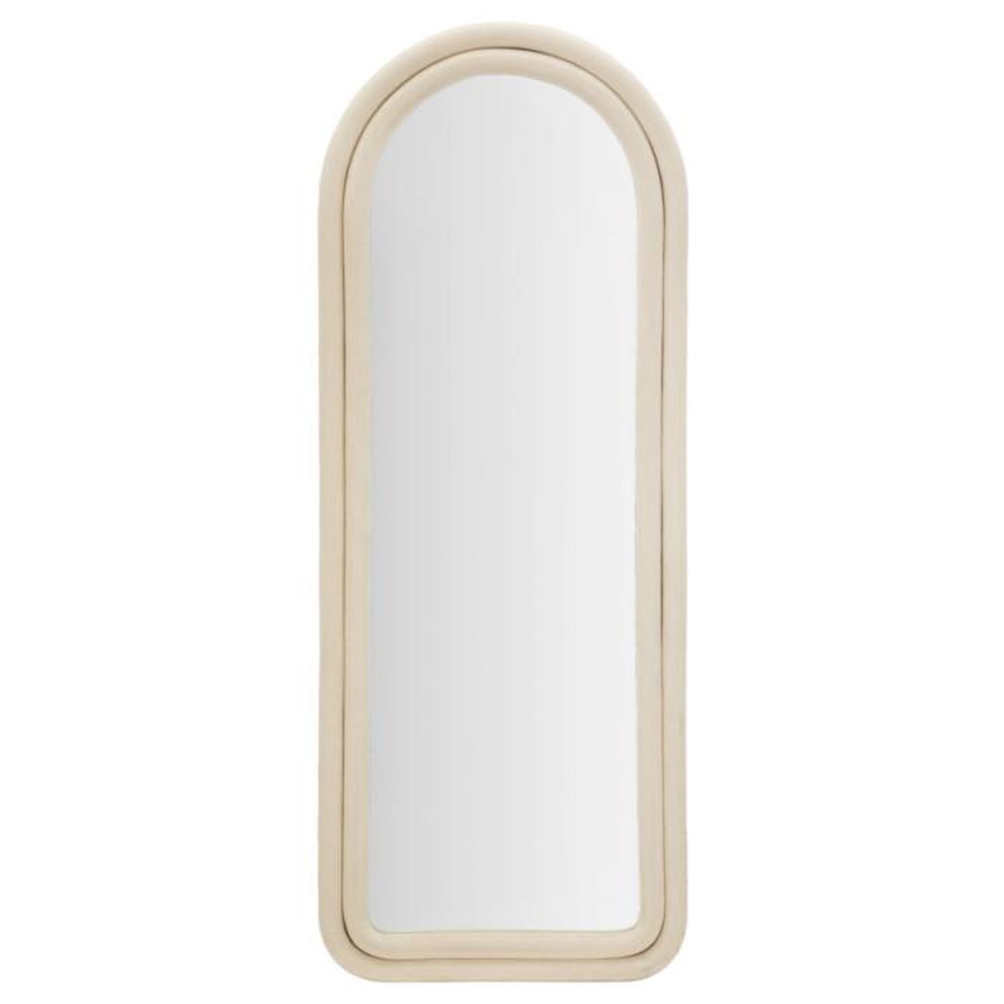 Paris Prix Miroir Mural en Velours  Chloé  160cm Crème