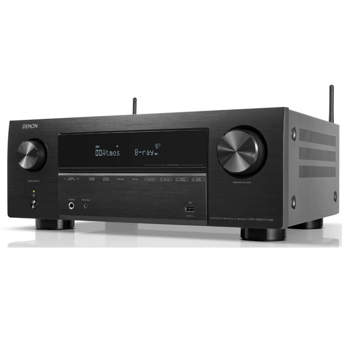 Denon Amplificateur 8k ultra hd 7x185w noir - AVRX2800HDABBKE2