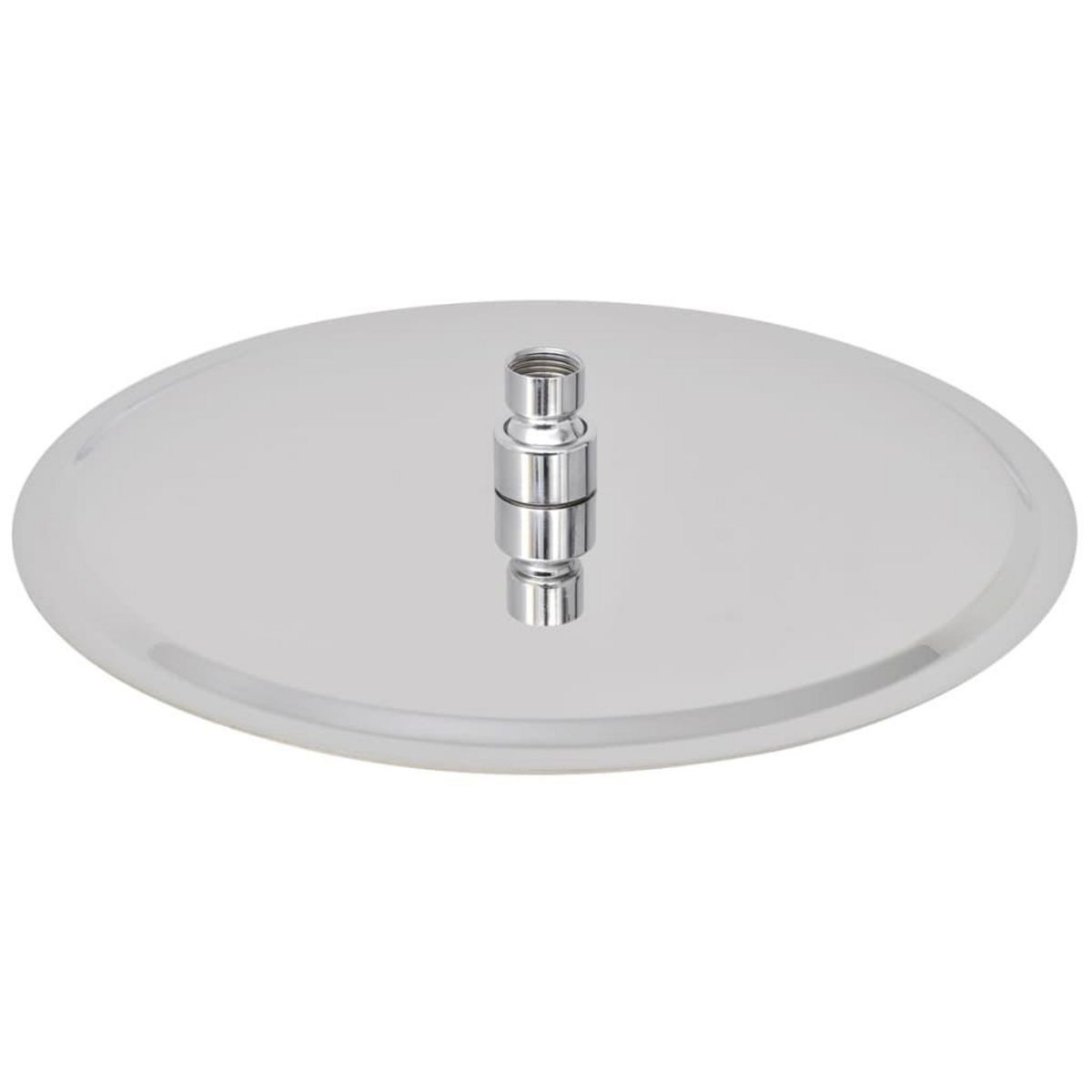 VIDAXL Tete de douche plongeante ronde en acier inoxydable 30 cm