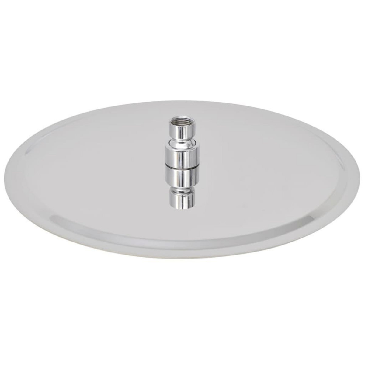 VIDAXL Tete de douche plongeante ronde en acier inoxydable 30 cm