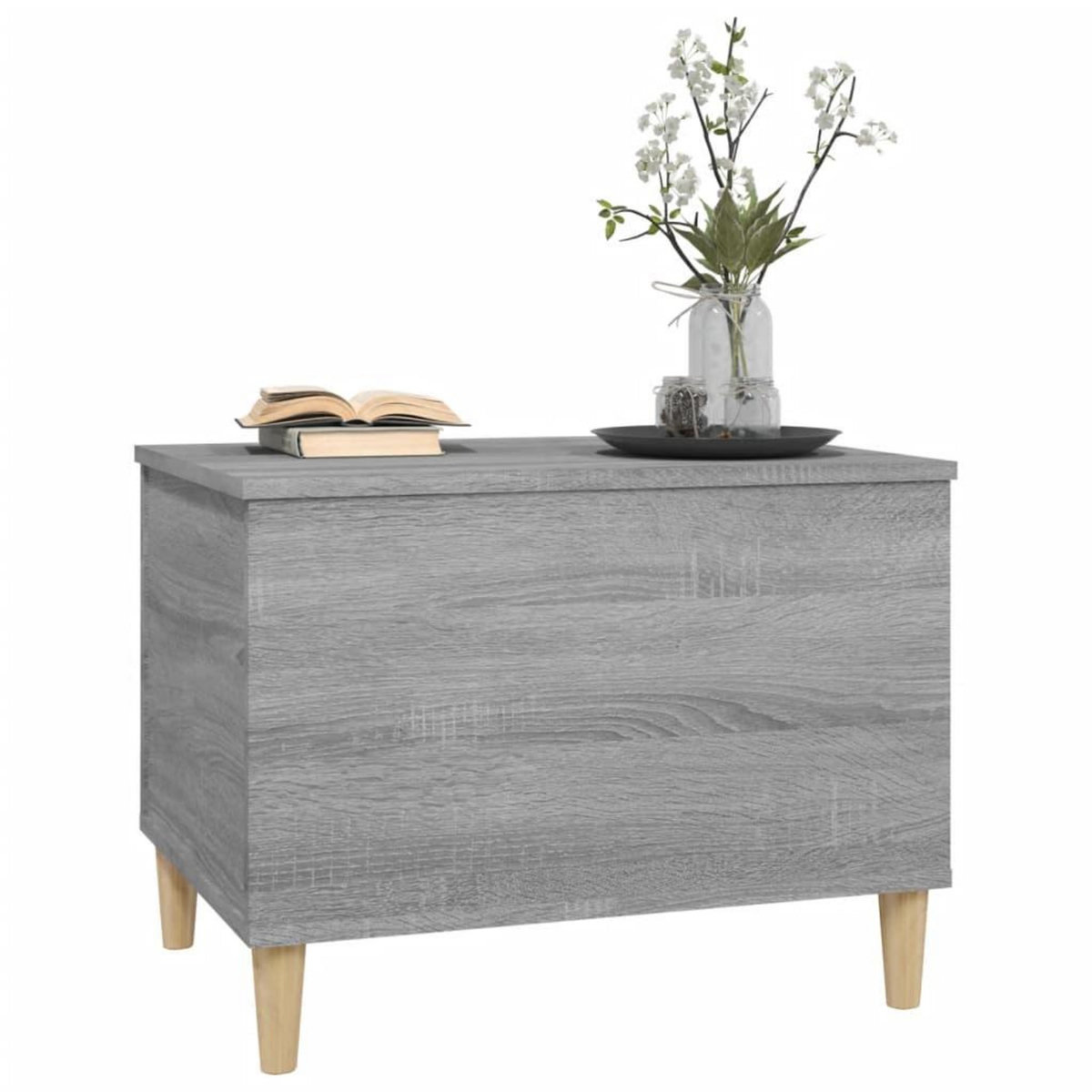 VIDAXL Table basse Sonoma gris 60x44,5x45 cm Bois d'ingenierie