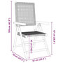 Voir la diapositive 6 : VIDAXL Ensemble a manger de jardin 7 pcs beige rotin et bois massif