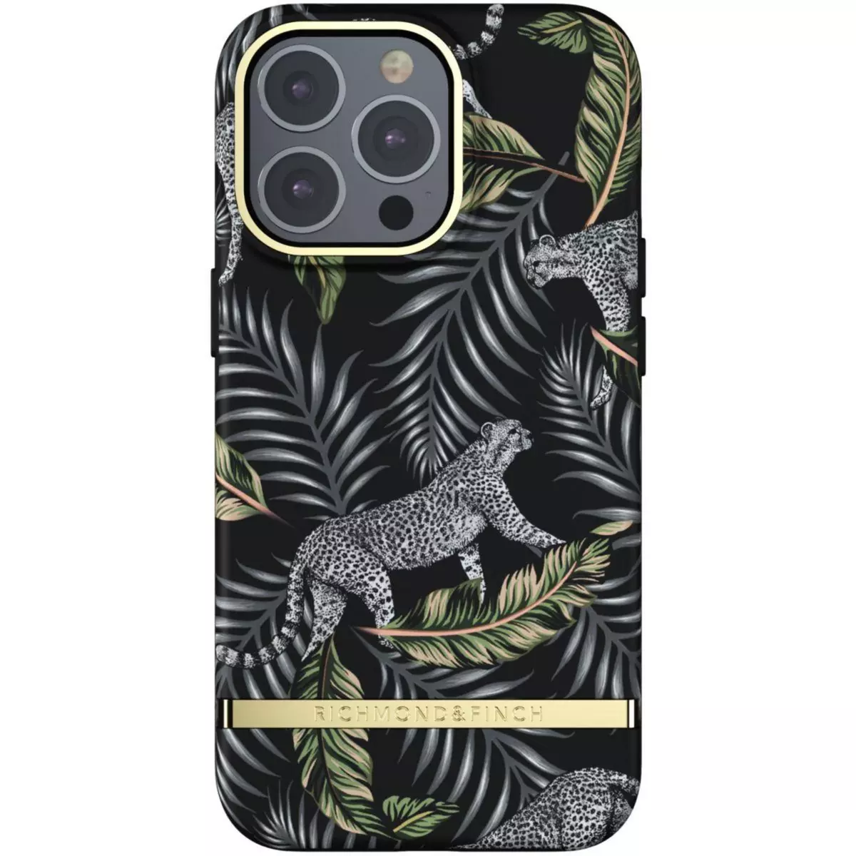 RICHMOND & FINICH Coque iPhone 13 Pro Jungle gris