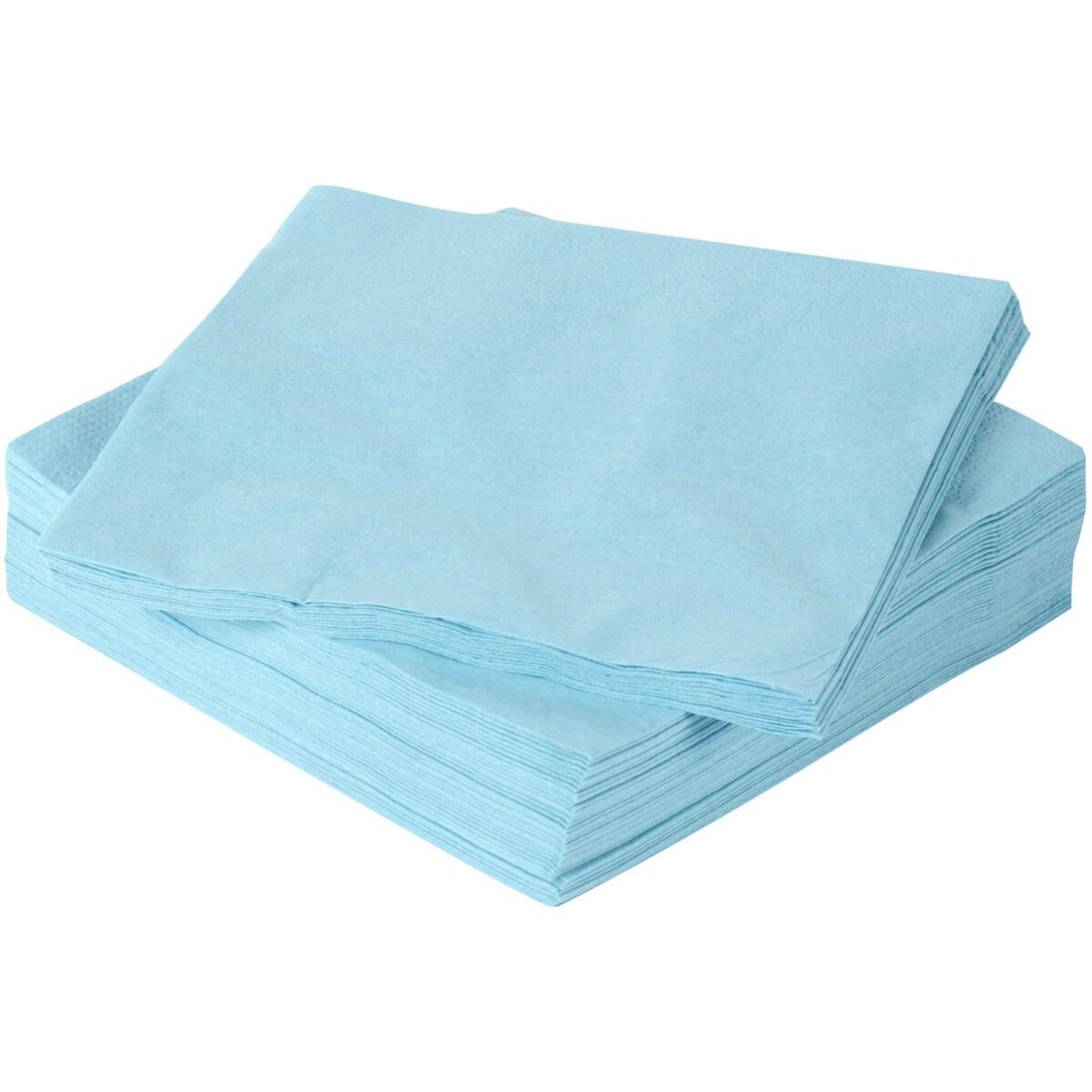 ACTUEL Lot de 200 serviettes 33 cm turquoise