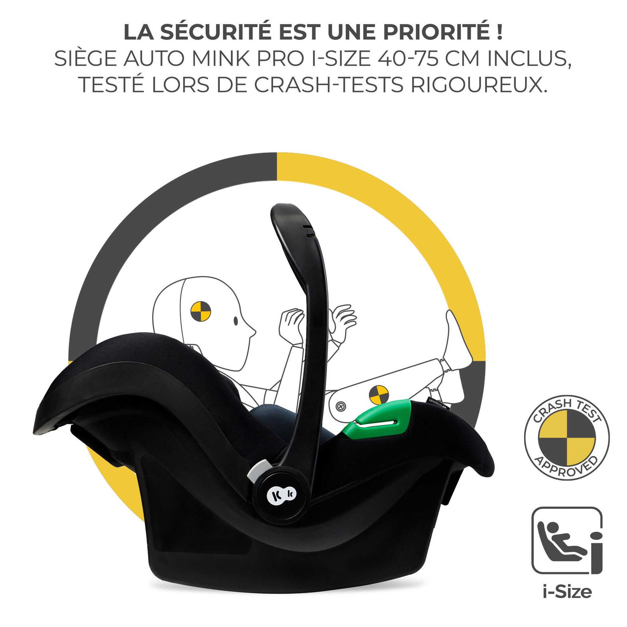 Voir la diapositive 4 : KINDERKRAFT Poussette multifonctionnelle 3 en 1 ESME PRO