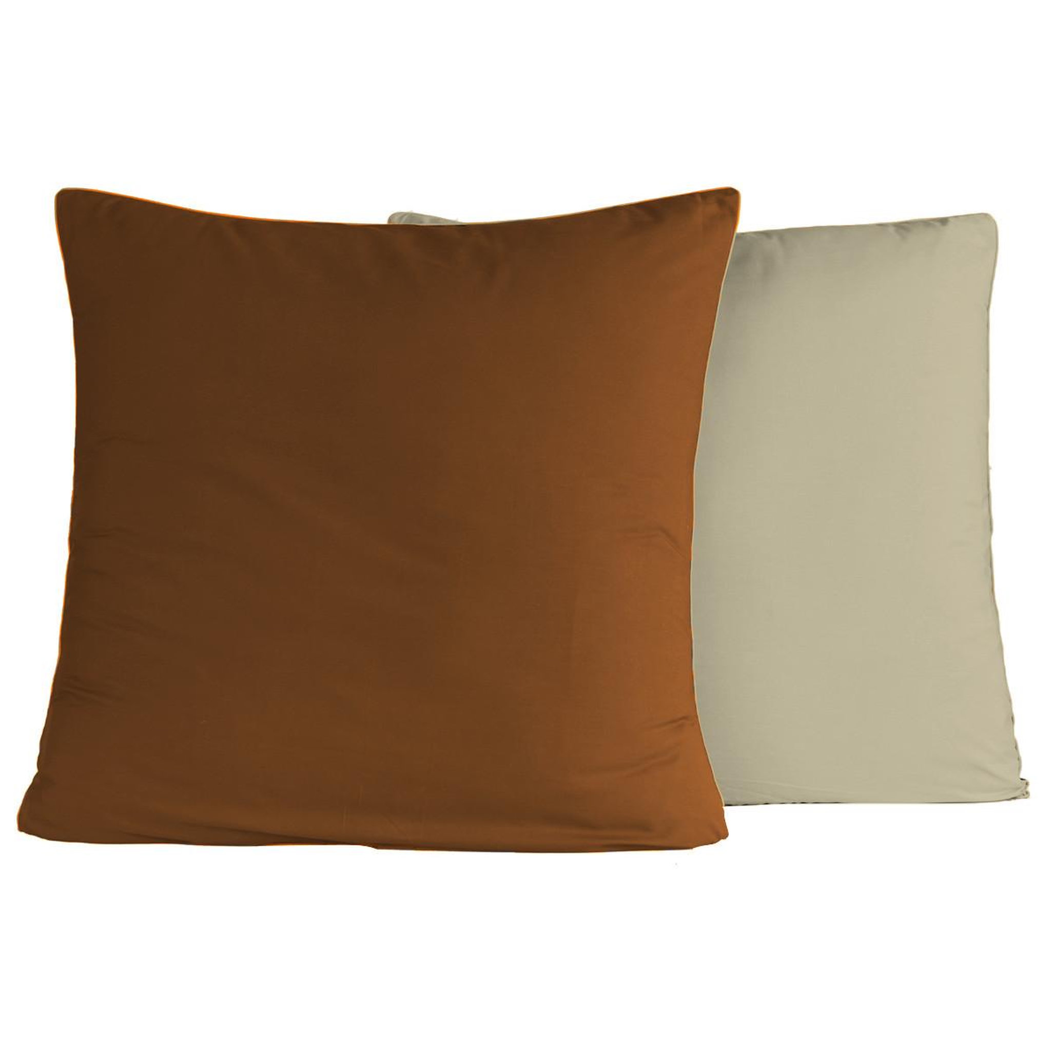 Voir la diapositive 1 : Sensei Maison Lot de 2 taies d'oreiller bicolores en percale coton DOZMARY