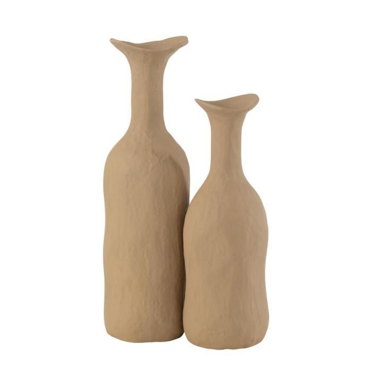 Paris Prix Vase Déco en Métal  Agra  39cm Beige