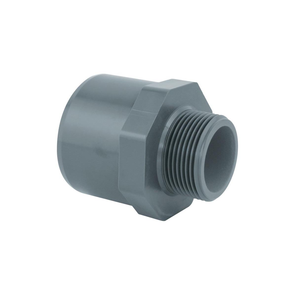 JARDIDECO Embout mixte PVC pression M/F fileté 50 x 63 x 1  1/2 - Fitt