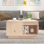 Voir la diapositive 3 : VIDAXL Table basse 60x61x32,5 cm Bois massif de pin