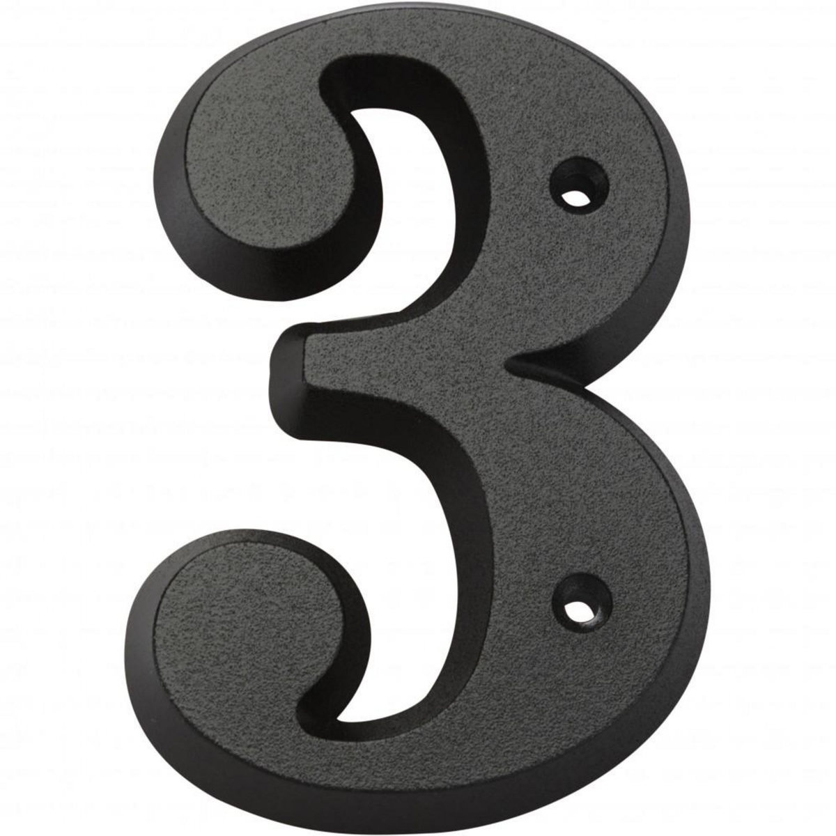 CENTRALE BRICO Chiffre 3 en zamak mat H.8 x l.4.5 cm
